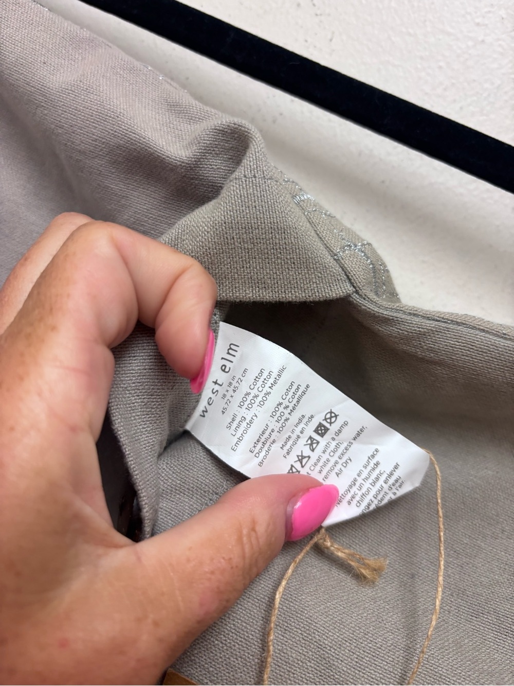 NWT West Elm Euro Pillow Sham - Picture 9 of 9